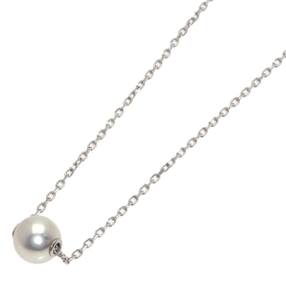 MIKIMOTO Pearl Pearl Necklace K18 White Gold Ladies [Used]