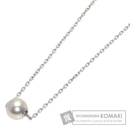 MIKIMOTO Pearl Pearl Necklace K18 White Gold Ladies [Used]