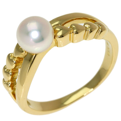 MIKIMOTO Pearl Pearl Ring K18 Yellow Gold Ladies [Used]