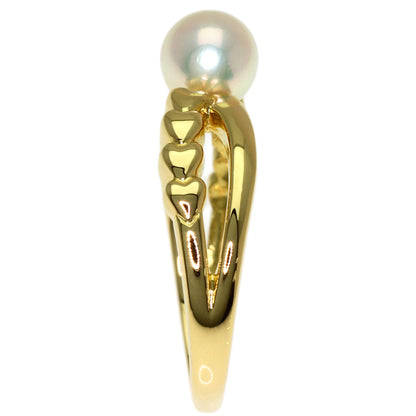 MIKIMOTO Pearl Pearl Ring K18 Yellow Gold Ladies [Used]