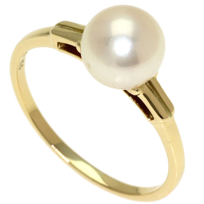 MIKIMOTO Pearl Pearl Ring K14 Yellow Gold Ladies [Used]