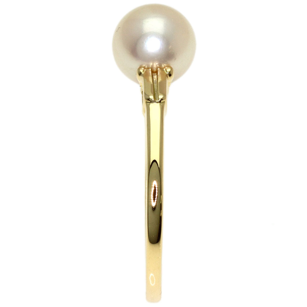 MIKIMOTO Pearl Pearl Ring K14 Yellow Gold Ladies [Used]