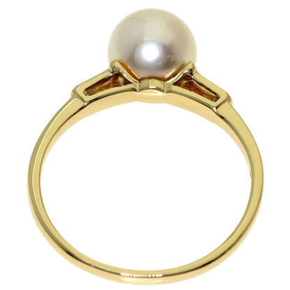 MIKIMOTO Pearl Pearl Ring K14 Yellow Gold Ladies [Used]