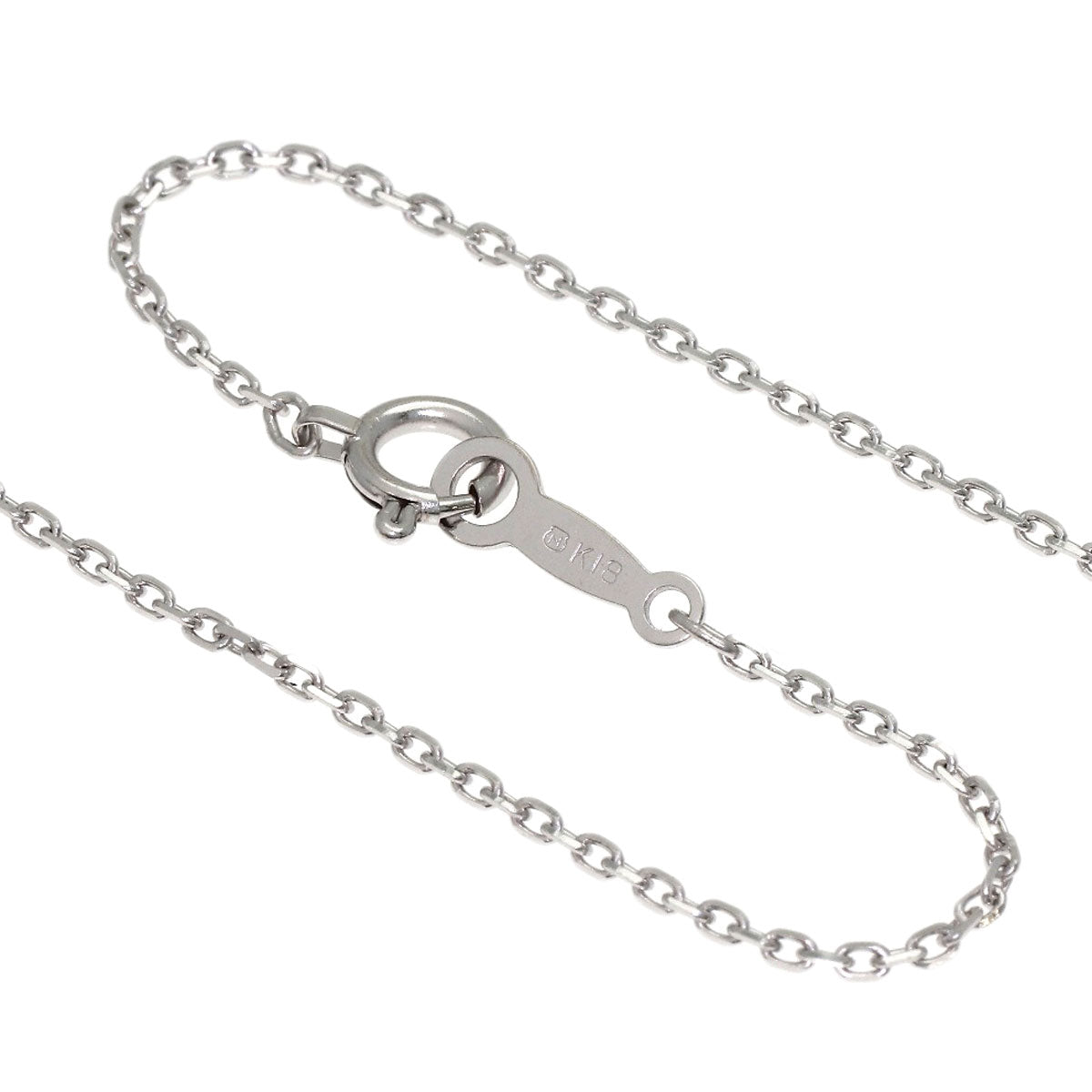 MIKIMOTO Pearl Pearl Diamond Necklace K18 Yellow Gold Ladies [Used]