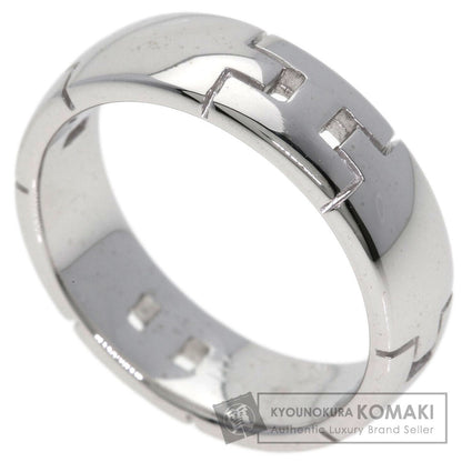 HERMES Ever Hercules #50 Ring K18 White Gold Ladies [Used]