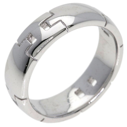 HERMES Ever Hercules #50 Ring K18 White Gold Ladies [Used]