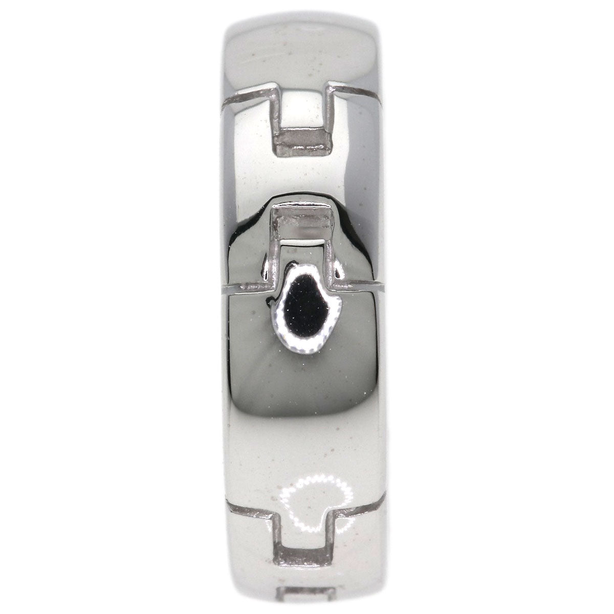HERMES Ever Hercules #50 Ring K18 White Gold Ladies [Used]