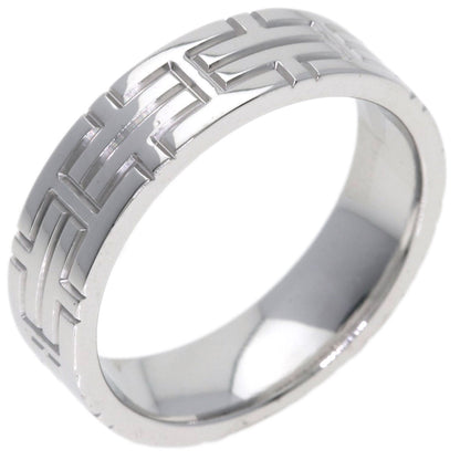 HERMES Kilim Diamond # 49 Ring K18 White Gold Ladies [Used]