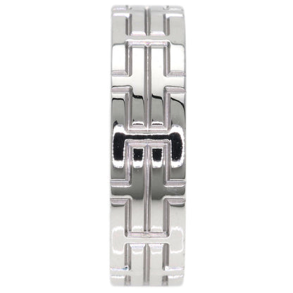 HERMES Kilim Diamond # 49 Ring K18 White Gold Ladies [Used]