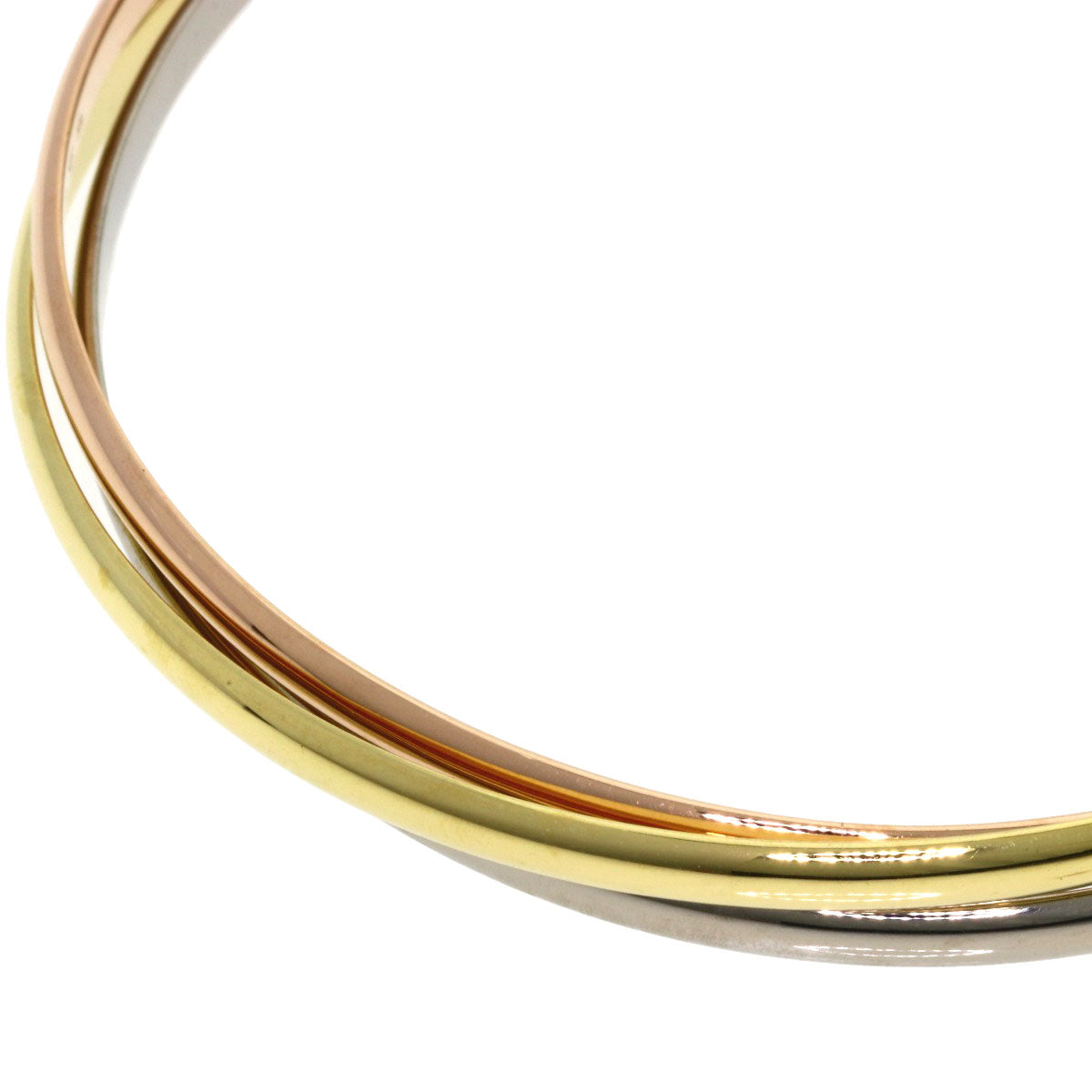 CARTIER Trinity #62 Bracelet K18 Yellow Gold 18K Pink GoldLadies [Used]