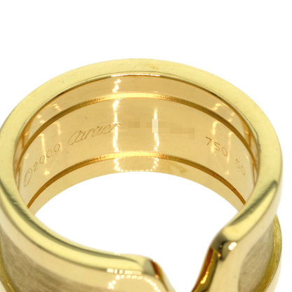 CARTIER C2 #50 Ring K18 Yellow Gold Ladies [Used]