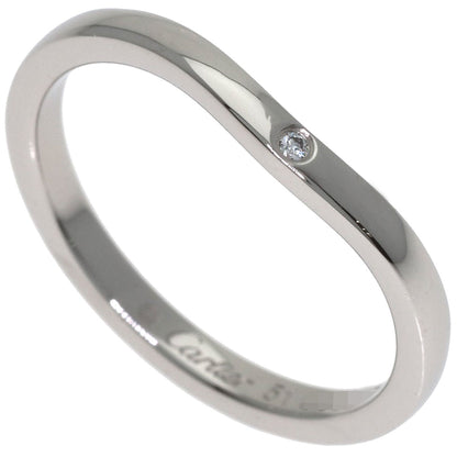 CARTIER Ballerina 3PDiamond #51 Ring Platinum PT950 Ladies [Used]