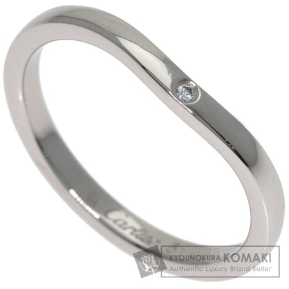 CARTIER Ballerina 3PDiamond #51 Ring Platinum PT950 Ladies [Used]