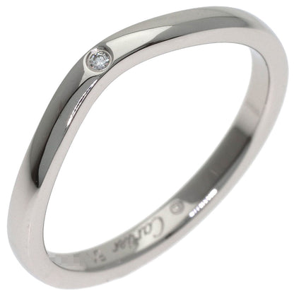 CARTIER Ballerina 3PDiamond #51 Ring Platinum PT950 Ladies [Used]
