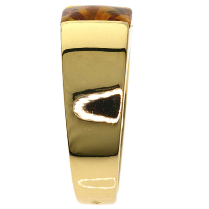 CARTIER Tank Citrin #50 Ring K18 Yellow Gold Ladies [Used]