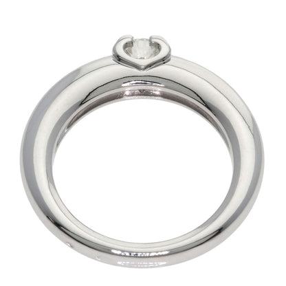 CARTIER C de Cartier Solitaire Diamond #54 Ring K18 White Gold Ladies [Used]