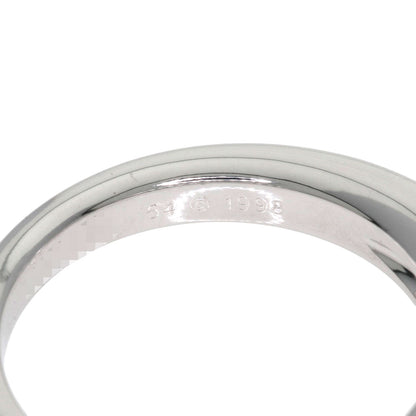 CARTIER C de Cartier Solitaire Diamond #54 Ring K18 White Gold Ladies [Used]