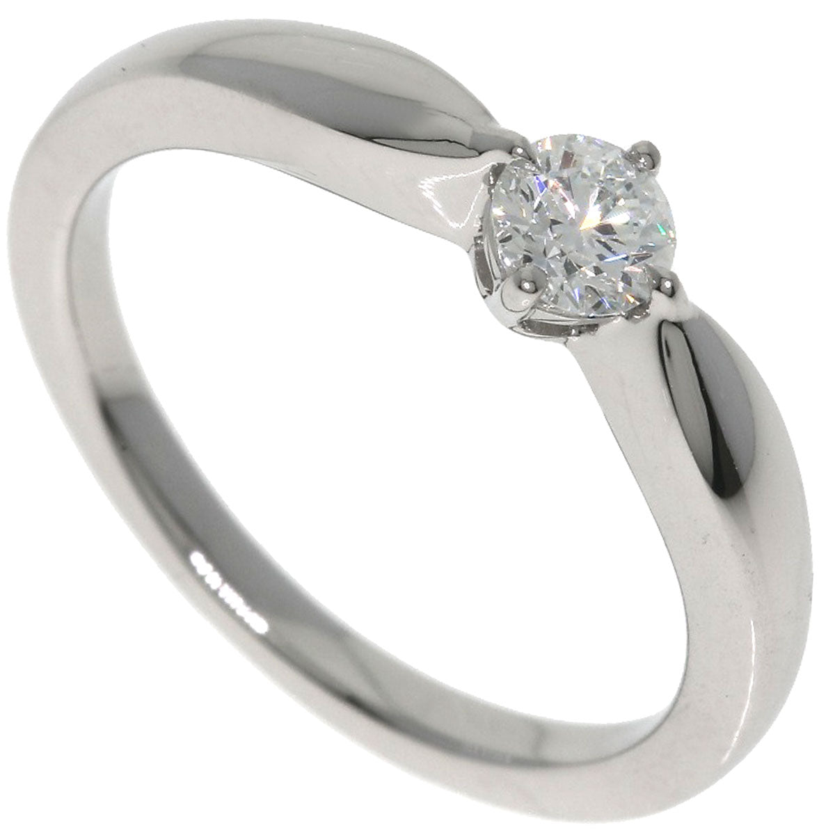 BVLGARI Teddy Carter 1P Diamond Ring Platinum PT950 Ladies [Used]