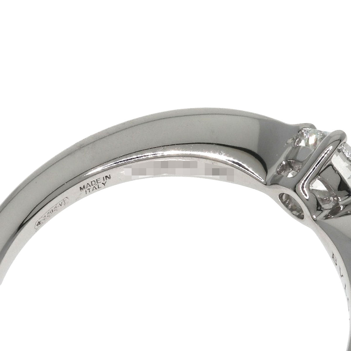 BVLGARI Teddy Carter 1P Diamond Ring Platinum PT950 Ladies [Used]