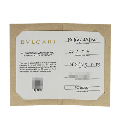 BVLGARI Feddie 1P Diamond Ring Platinum PT950 Ladies [Used]