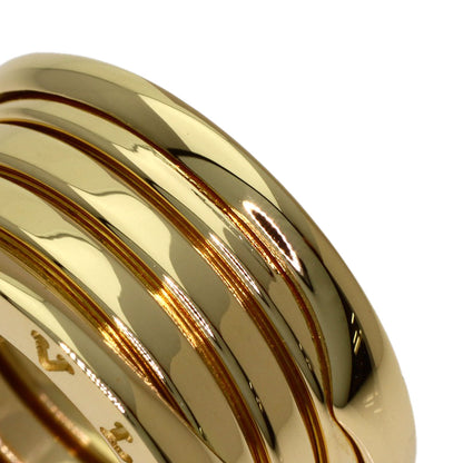 BVLGARI B.zero1 4 Band #52 Ring K18 Yellow Gold Ladies [Used]