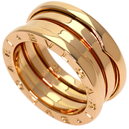 BVLGARI B.zero1 3 Band #49 Ring K18 Pink Gold Ladies [Used]