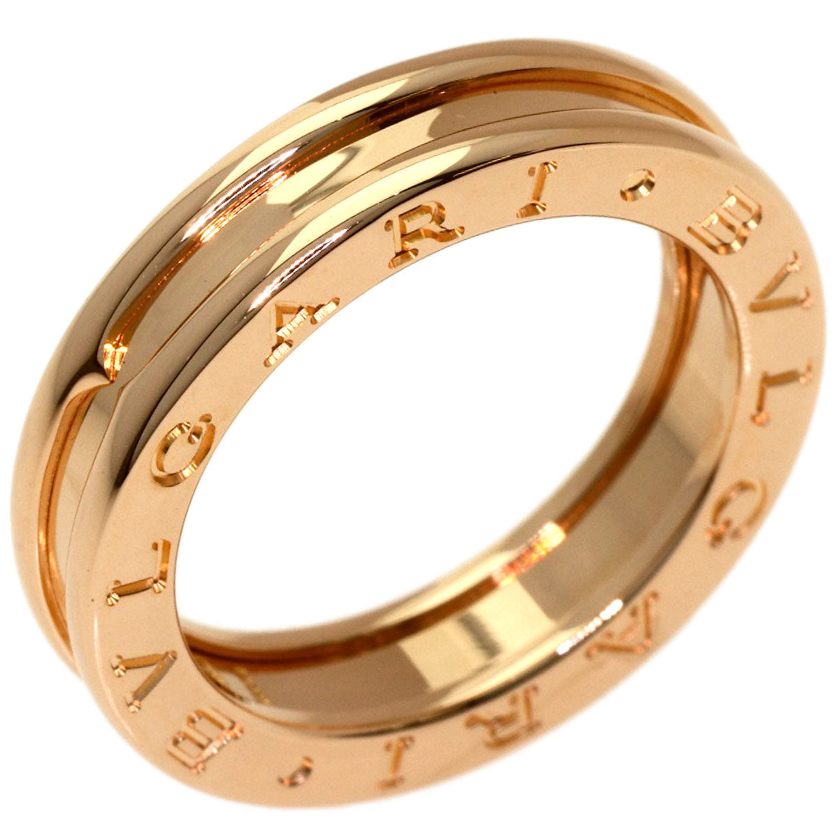 BVLGARI B.zero1 1 band #52 Ring K18 Pink Gold Ladies [Used]