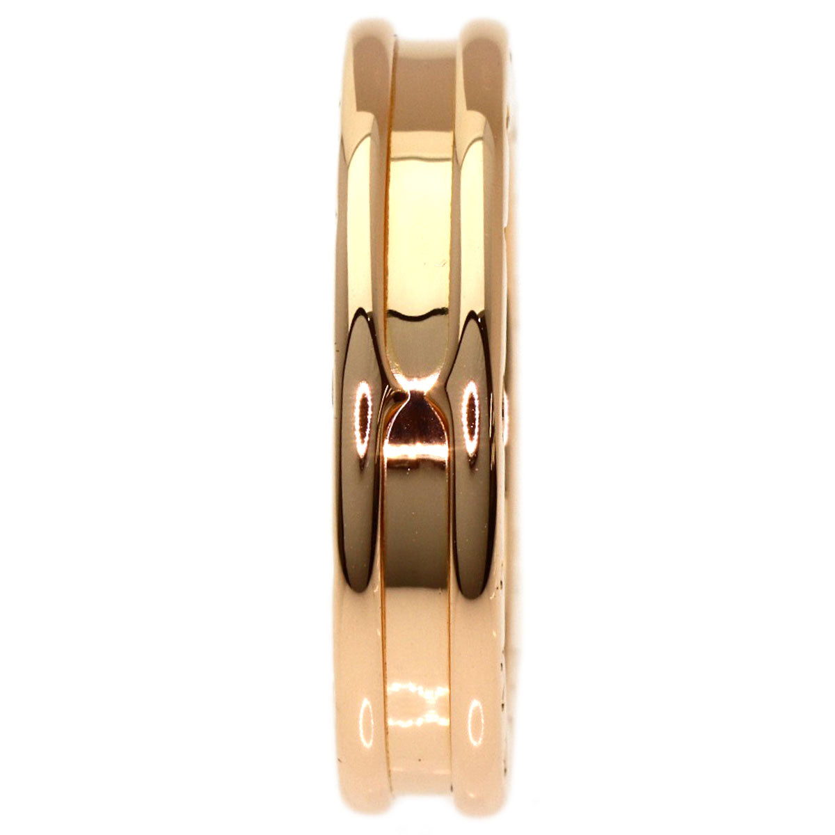 BVLGARI B.zero1 1 band #52 Ring K18 Pink Gold Ladies [Used]