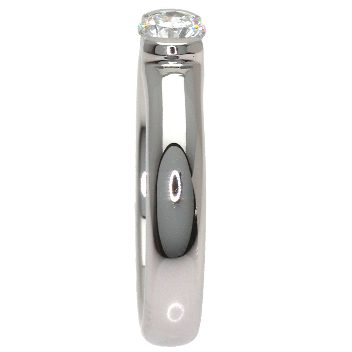 TIFFANY&Co. Dots Solitaire Diamond Ring Platinum PT950 Ladies [Used]
