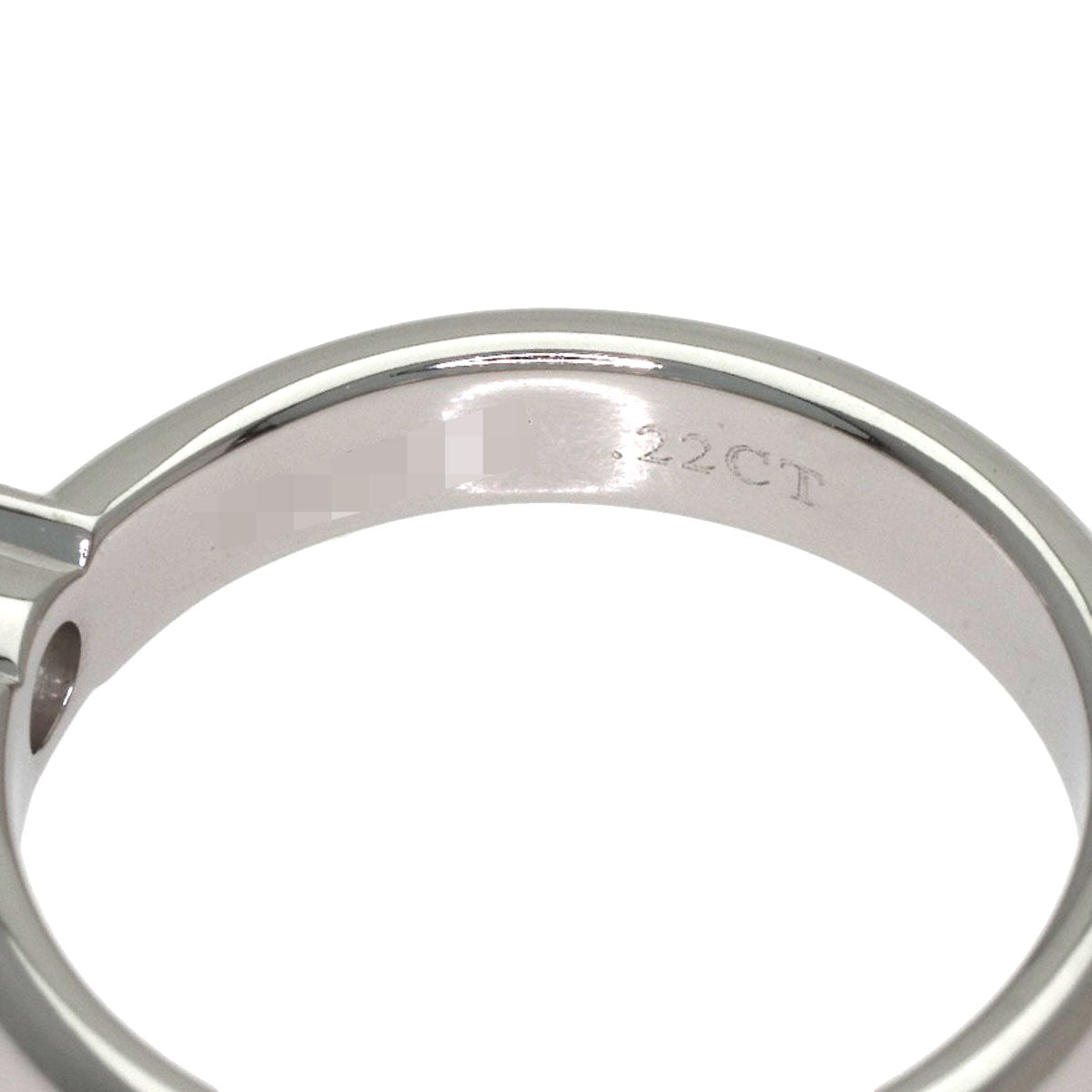TIFFANY&Co. Dots Solitaire Diamond Ring Platinum PT950 Ladies [Used]