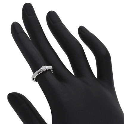 TIFFANY&Co. Dots Solitaire Diamond Ring Platinum PT950 Ladies [Used]
