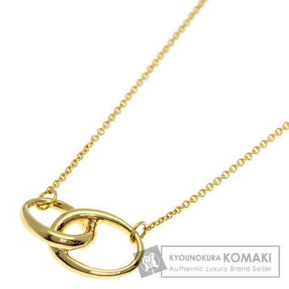 TIFFANY&Co. Double loop Necklace K18 Yellow Gold Ladies [Used]