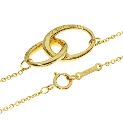 TIFFANY&Co. Double loop Necklace K18 Yellow Gold Ladies [Used]