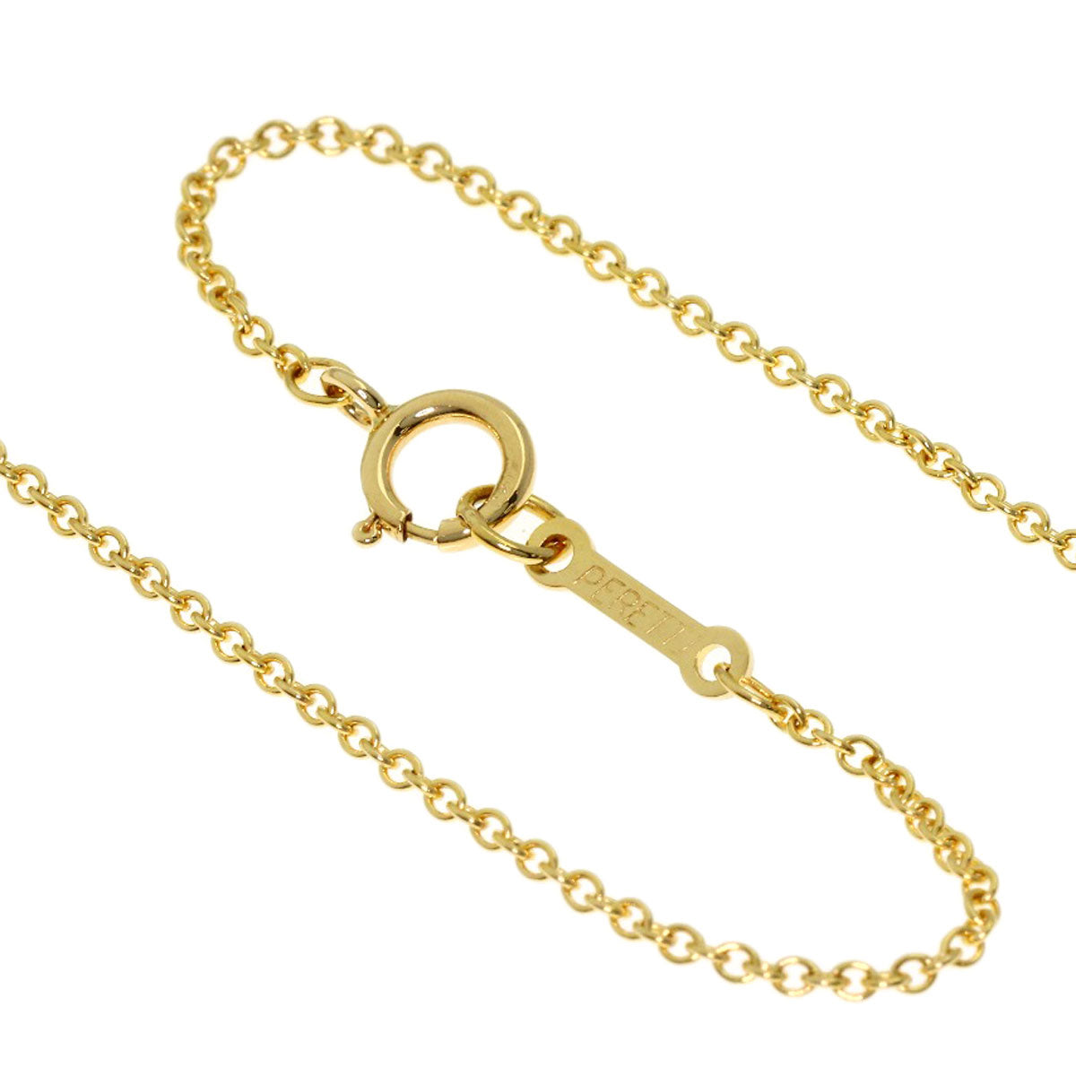 TIFFANY&Co. Double loop Necklace K18 Yellow Gold Ladies [Used]