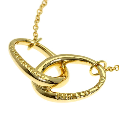 TIFFANY&Co. Double loop Necklace K18 Yellow Gold Ladies [Used]