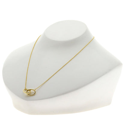TIFFANY&Co. Double loop Necklace K18 Yellow Gold Ladies [Used]