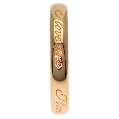 TIFFANY&Co. Notes I Love You Ring K18 Pink Gold Ladies [Used]