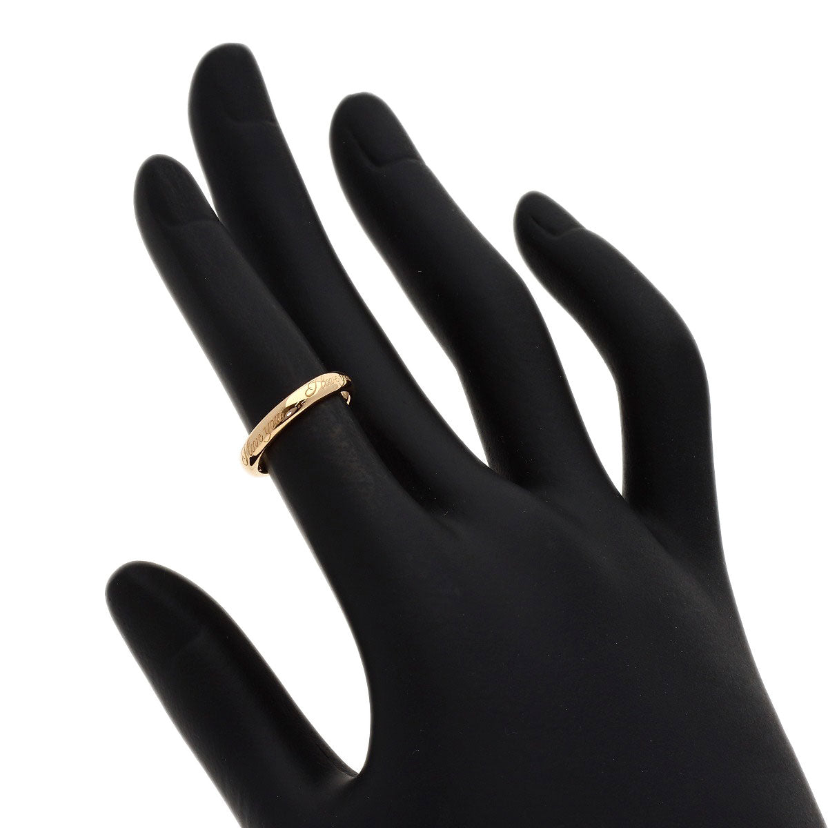 TIFFANY&Co. Notes I Love You Ring K18 Pink Gold Ladies [Used]