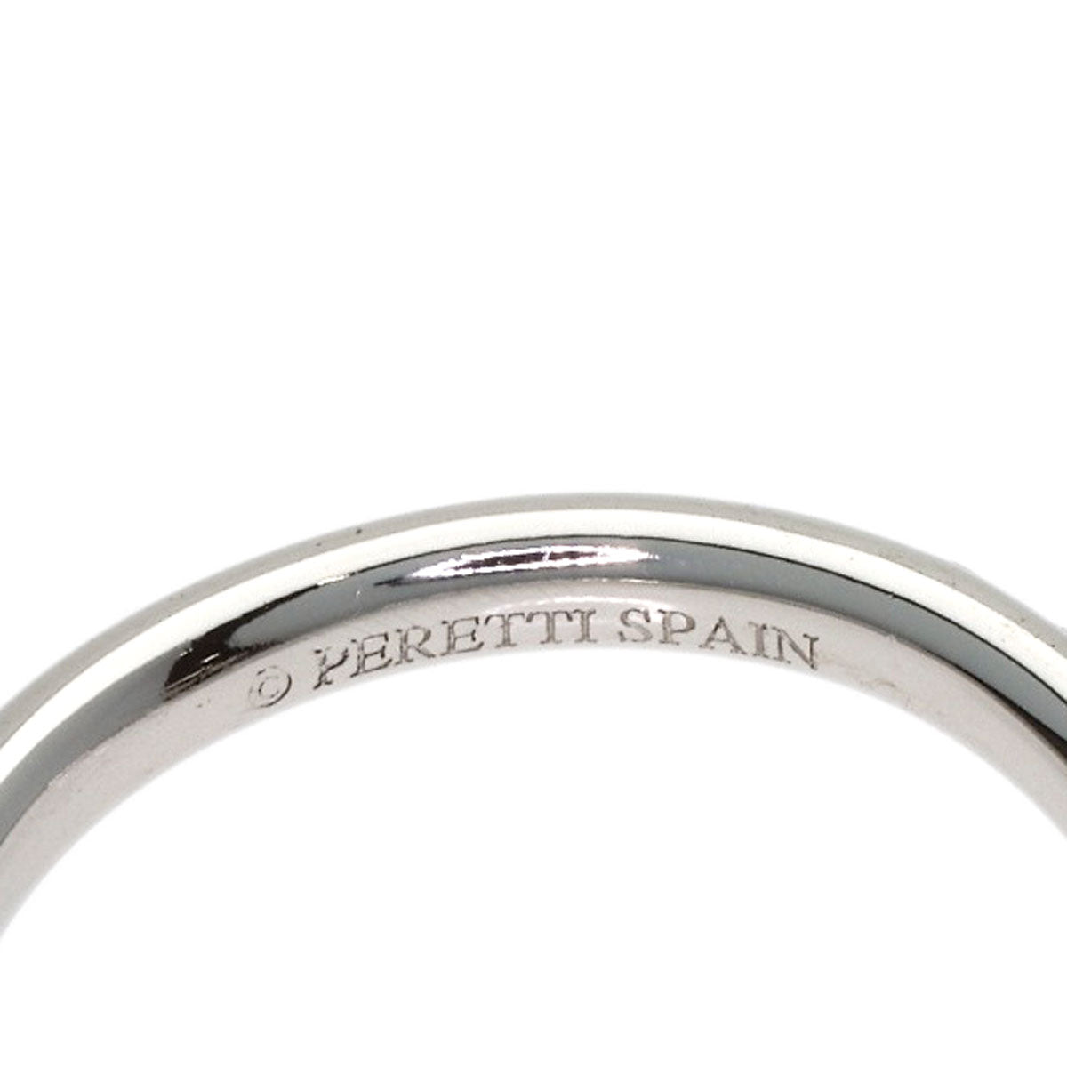 TIFFANY&Co. Curved band Diamond Ring Platinum PT950 Ladies [Used]