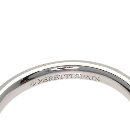 TIFFANY&Co. Curved band Diamond Ring Platinum PT950 Ladies [Used]