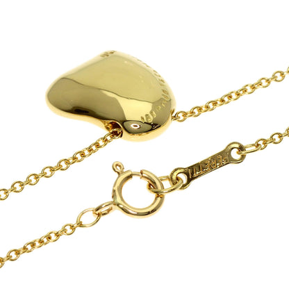 TIFFANY&Co. Full heart Necklace K18 Yellow Gold Ladies [Used]