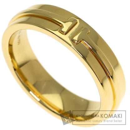 TIFFANY&Co. T TWO Ring K18 Yellow Gold Ladies [Used]