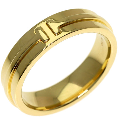 TIFFANY&Co. T TWO Ring K18 Yellow Gold Ladies [Used]