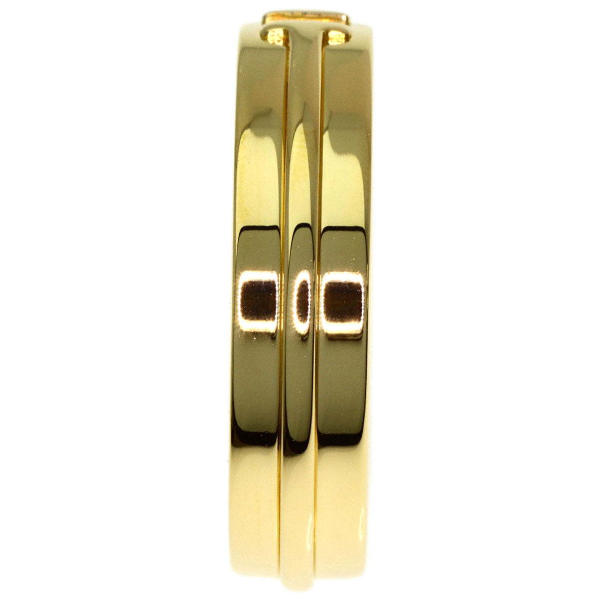 TIFFANY&Co. T TWO Ring K18 Yellow Gold Ladies [Used]