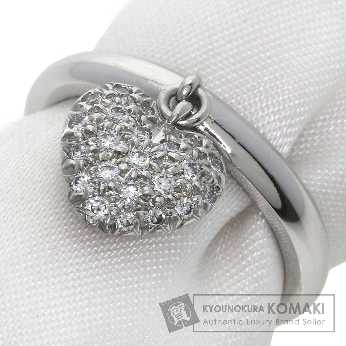 TIFFANY&Co. Sentimental Heart Diamond Ring Platinum PT950 Ladies [Used]
