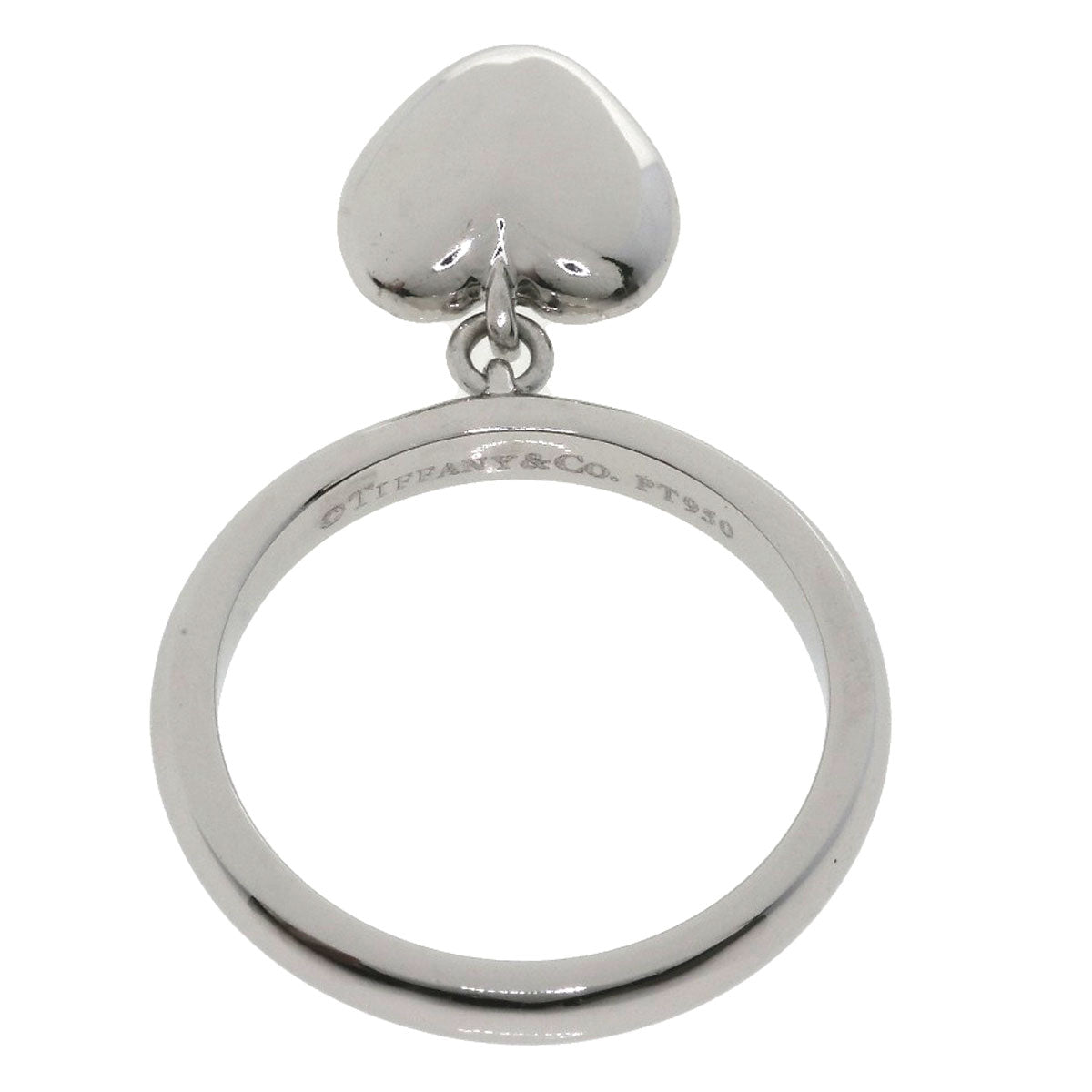 TIFFANY&Co. Sentimental Heart Diamond Ring Platinum PT950 Ladies [Used]