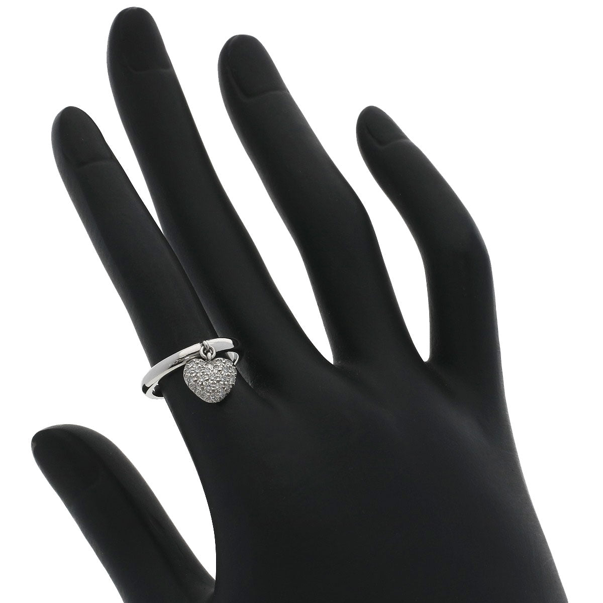 TIFFANY&Co. Sentimental Heart Diamond Ring Platinum PT950 Ladies [Used]