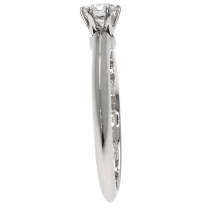 TIFFANY&Co. Solitaire Diamond Ring Platinum PT950 Ladies [Used]