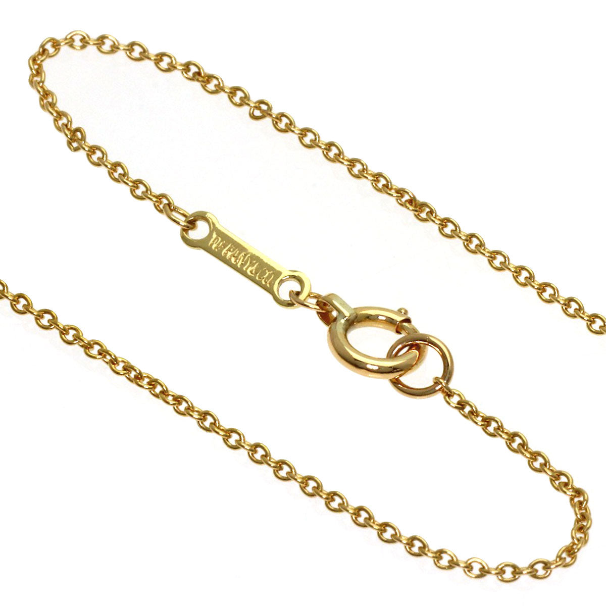TIFFANY&Co. Chain 15.7" Necklace K18 Yellow Gold Ladies [Used]