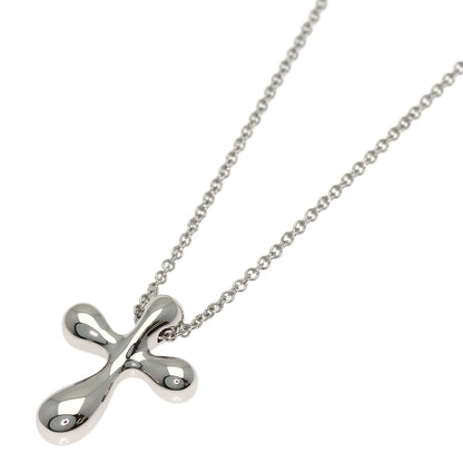 TIFFANY&Co. Small cross Necklace Platinum PT950 Ladies [Used]